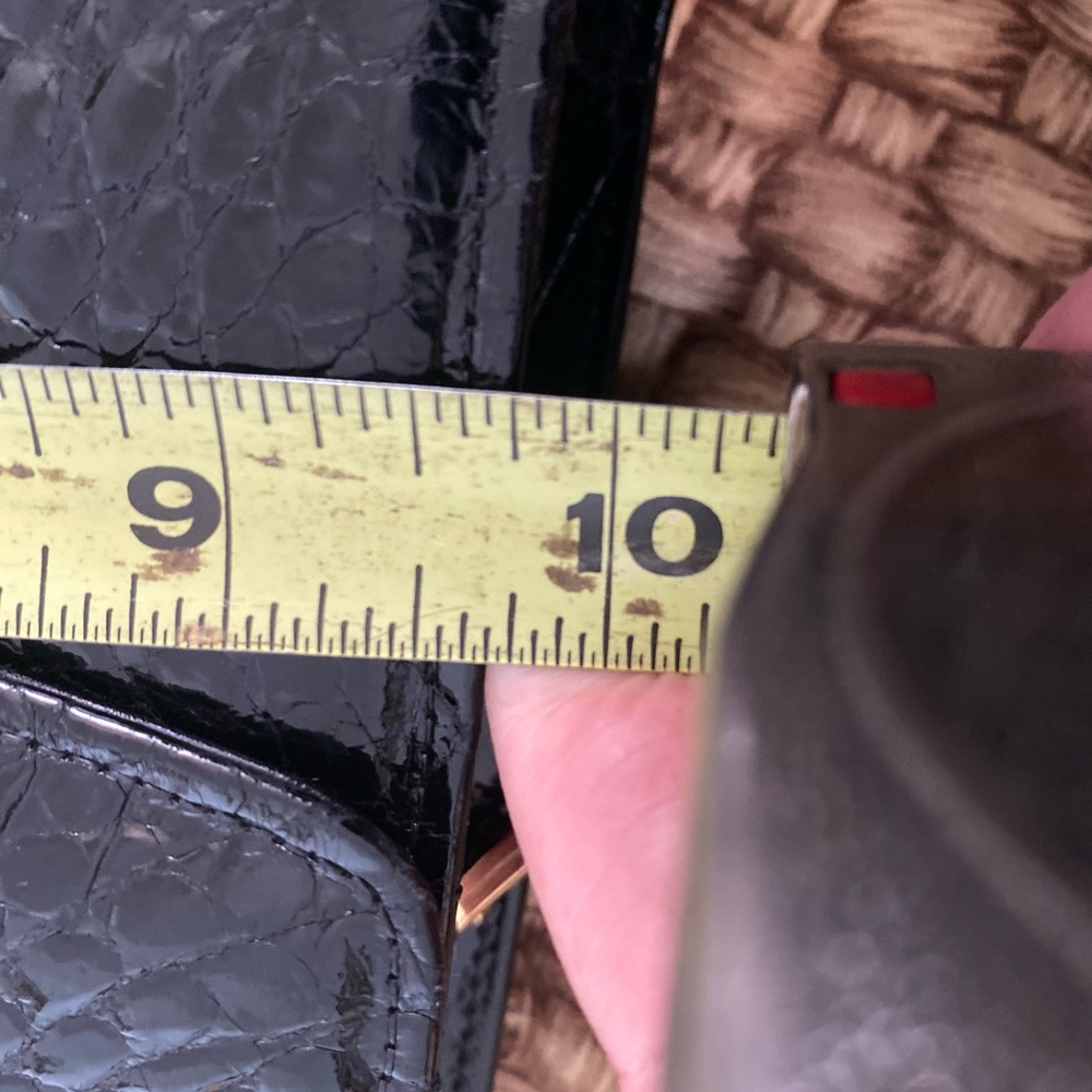 GENINE CROCODILE HANDBAG WITH TWO STRAPS